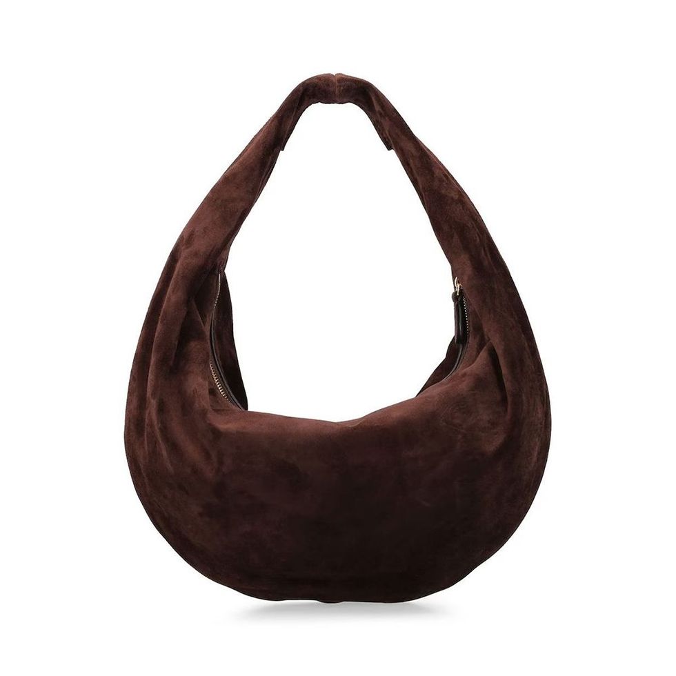 Olivia Suede Medium Hobo Bag