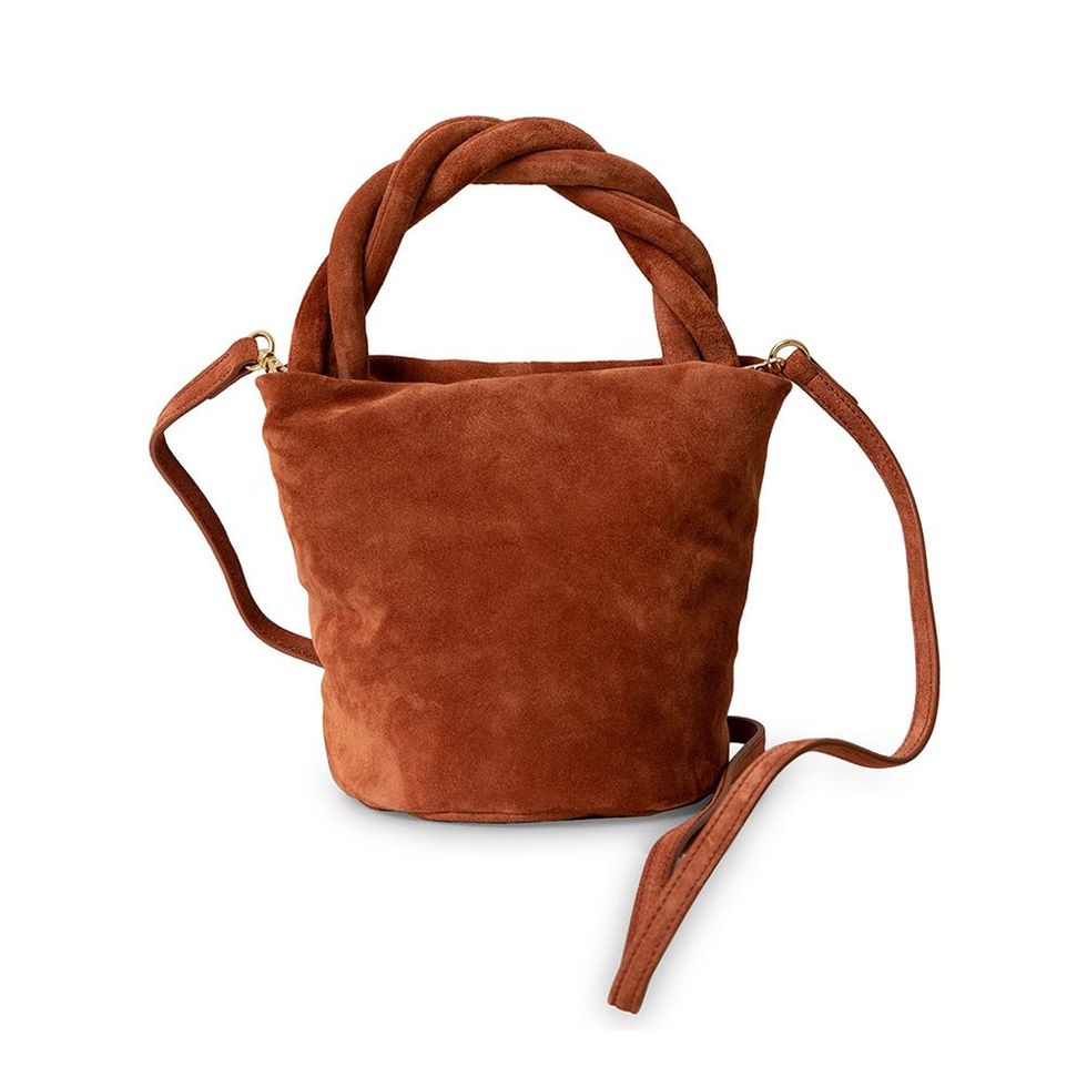 Mini Johanna Suede Bucket Bag