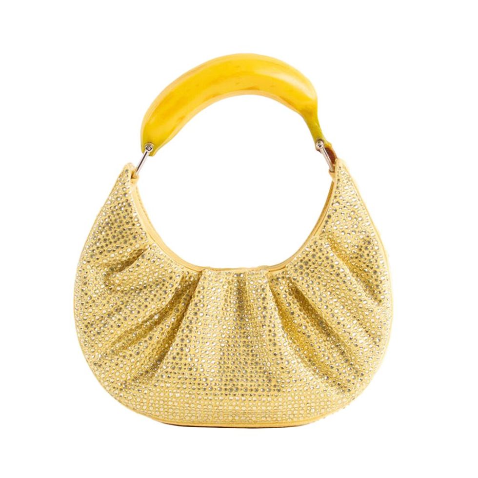 Rhinestone Banana Hobo