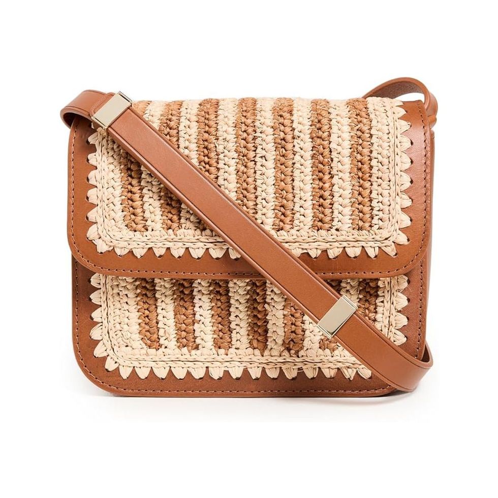 Kenton Crochet Leather Crossbody