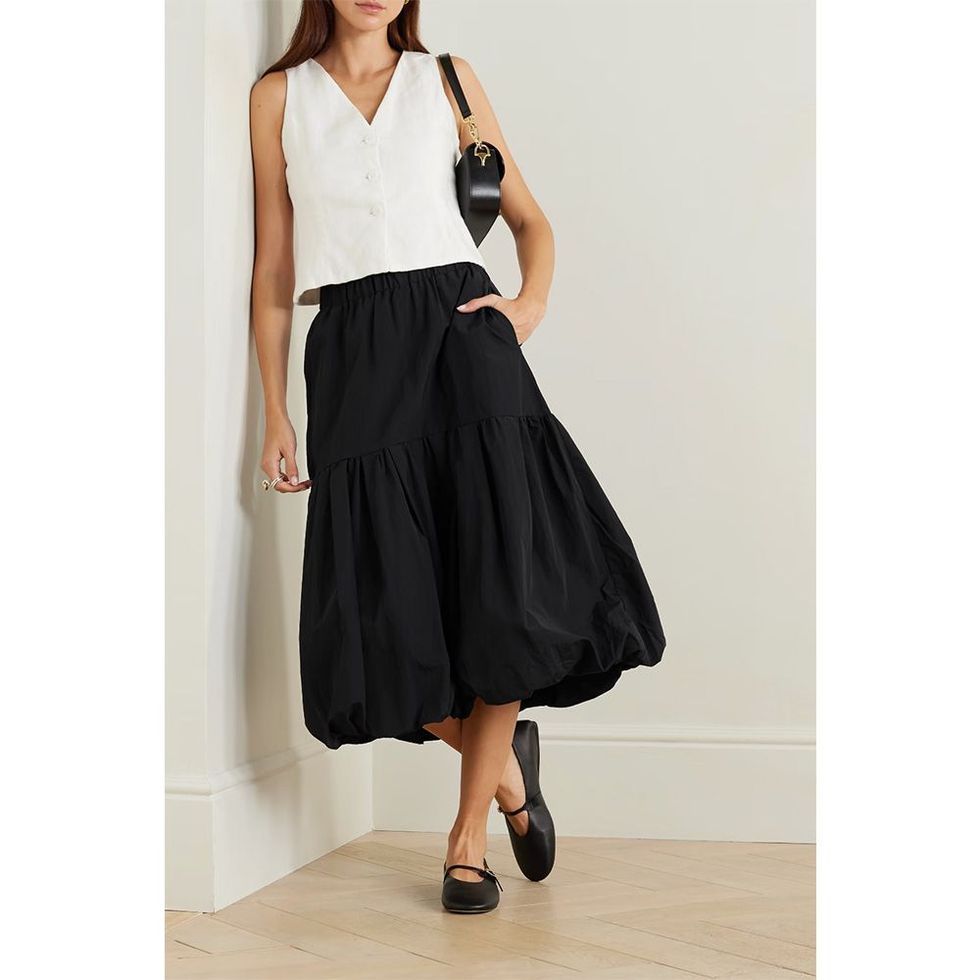 Macie Taffeta Skirt