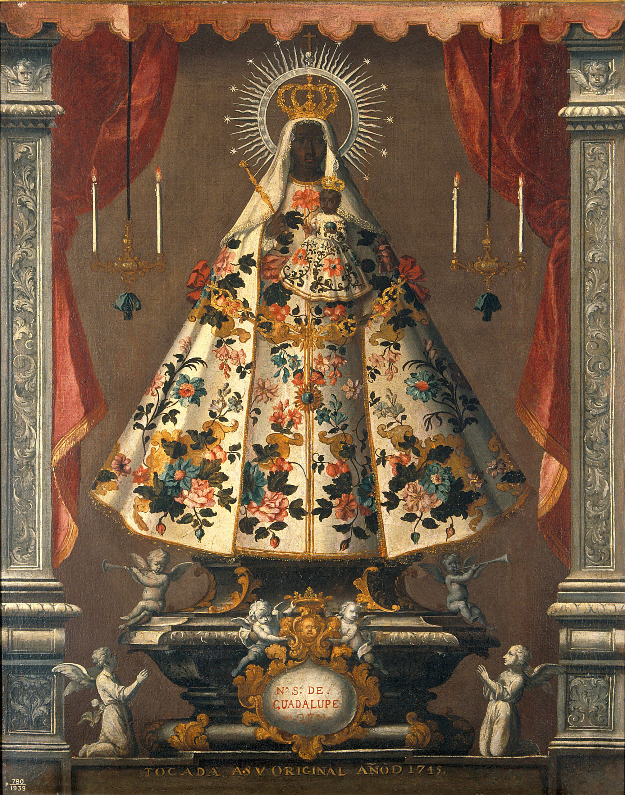 The Virgin of Guadalupe in Extremadura, 1745, artist unknown.