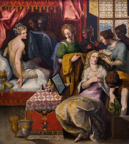 ‘Beauty was an income’ … Hyante and Climene at Their Toilet by Toussaint Dubreuil, c 1600.