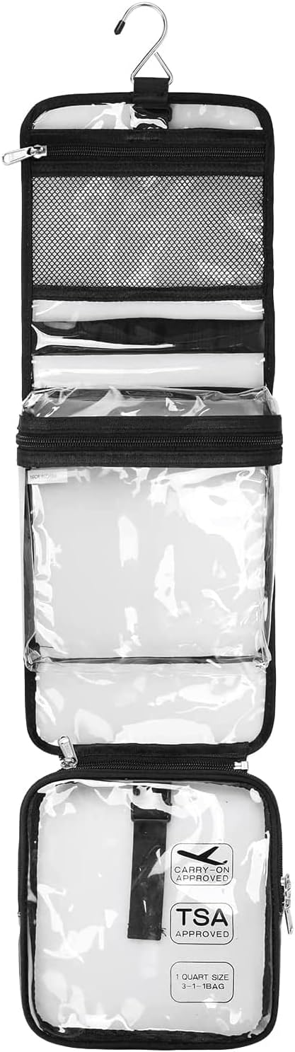 Relavel Clear Toiletry Bag for Travel