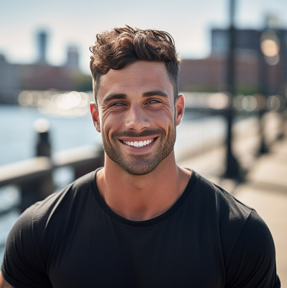 New Jersian women prefer a man with a fade hair cut and athletic style