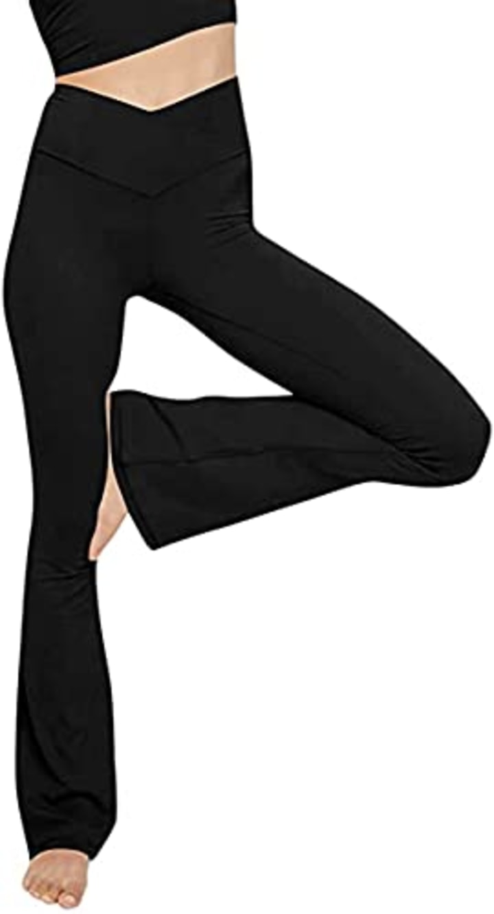 Crossover Flare Leggings