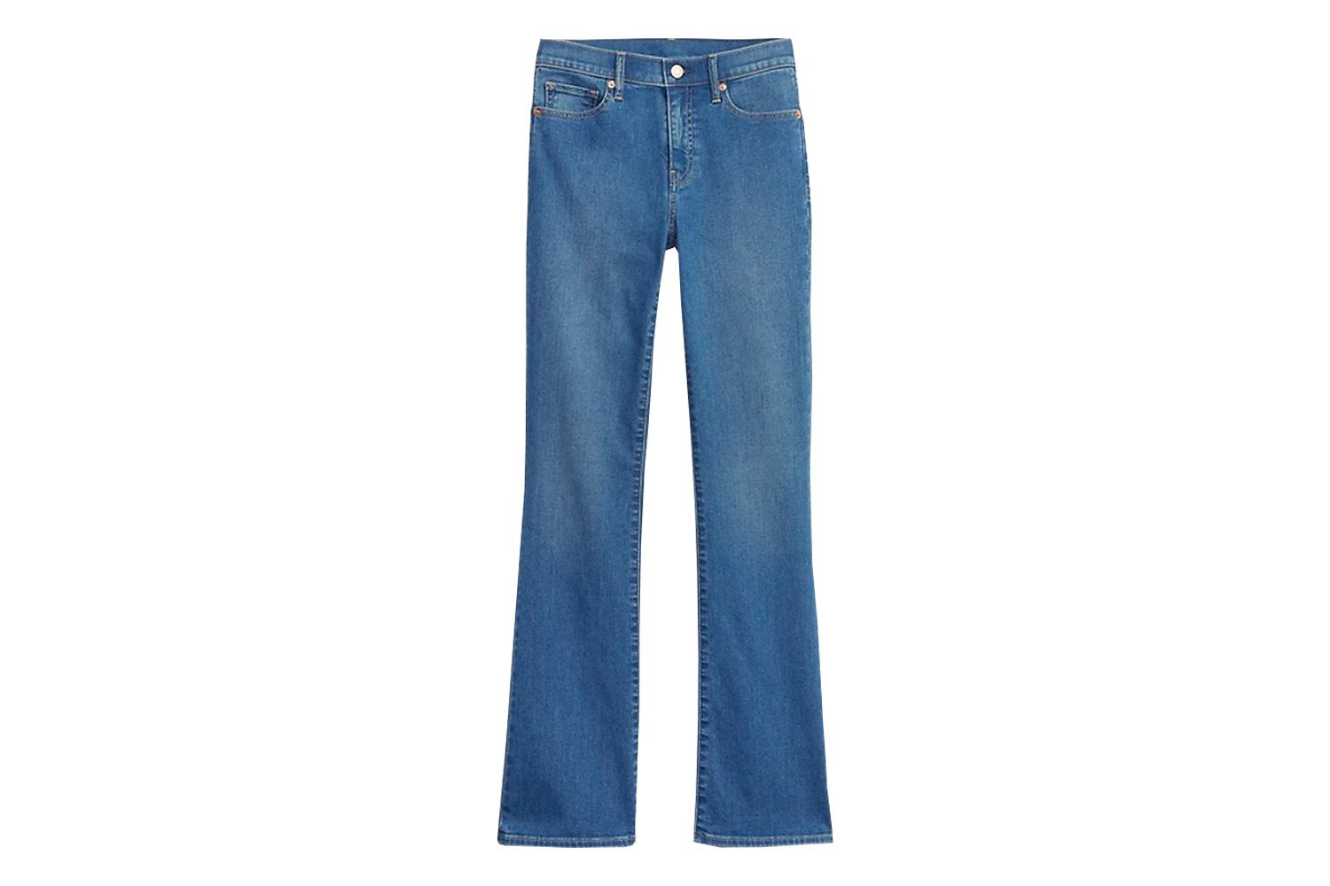 Gap Mid Rise Baby Boot Jeans with Washwell