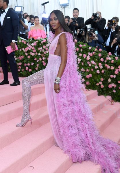 Image: Naomi Campbell attending the 2019 Met Gala.