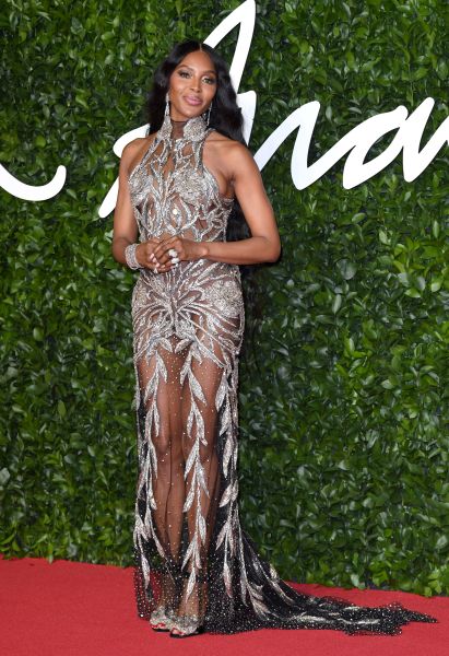 Image: Naomi Campbell attending The Fashion Awards 2019.