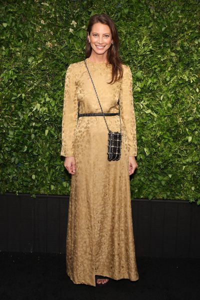 Imae: Christy Turlington at the 2022 Chanel Arts Dinner. 