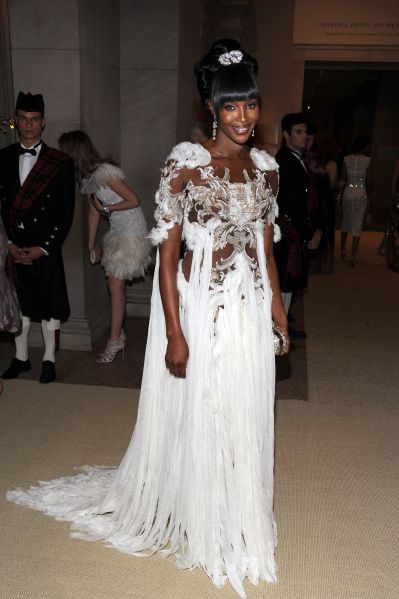 Image: Naomi Campbell attending the 2011 Met Gala.