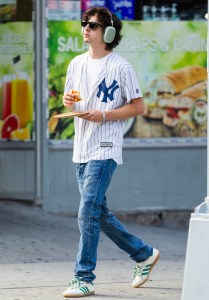 NEW YORK, NEW YORK - JULY 26: Timothee Chalamet is seen in the East Village on July 26, 2023 in New York City. (Photo by Gotham/GC Images)