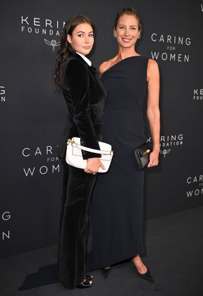 Image: Christy Turlington and daughter Grace Burns attending the --30--2023, Kering Foundation’s Caring For Women Dinner.