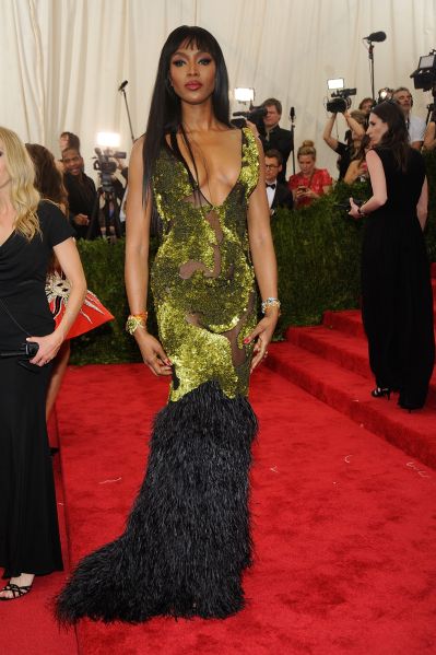 Image: Naomi Campbell attending the 2015 Met Gala.