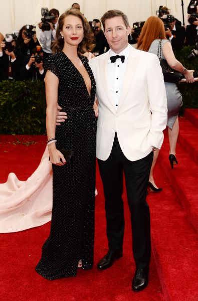 Image: Christy Turlington and husband Edward Burns at the 2014 Met Gala. 