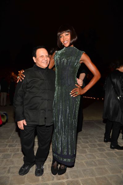 Image: Alaia and Naomi Campbell attending the Azzedine Alaia exhibition in 2013. 