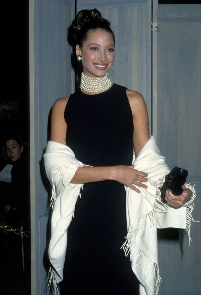 Image: Christy Turlington at the 1992 Met Gala. 