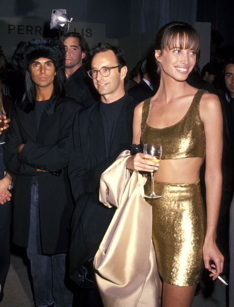 Image: Steven Meisel and Herb Ritts with Christy Turlington.