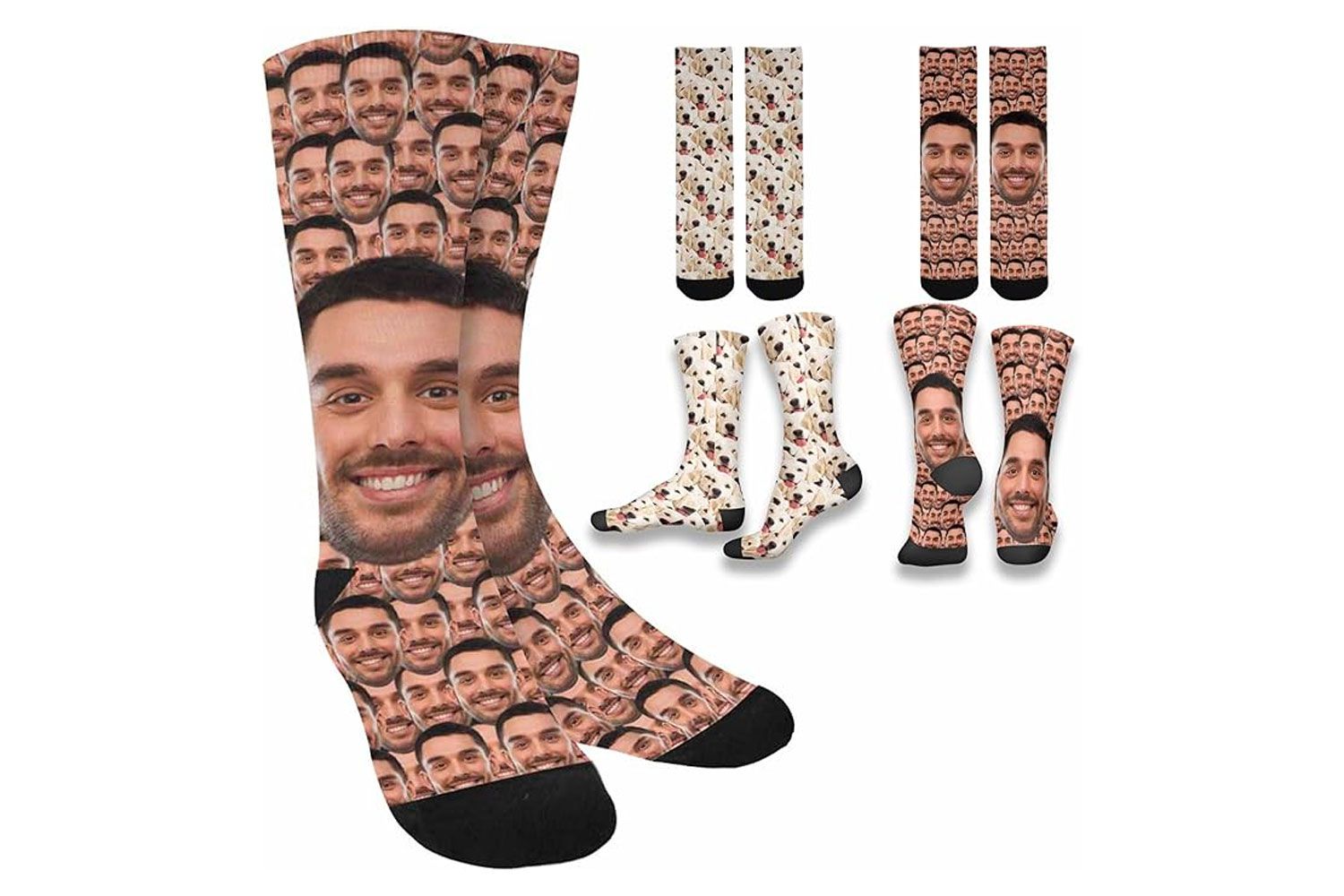 Amazon InterestPrint Custom Crew Socks