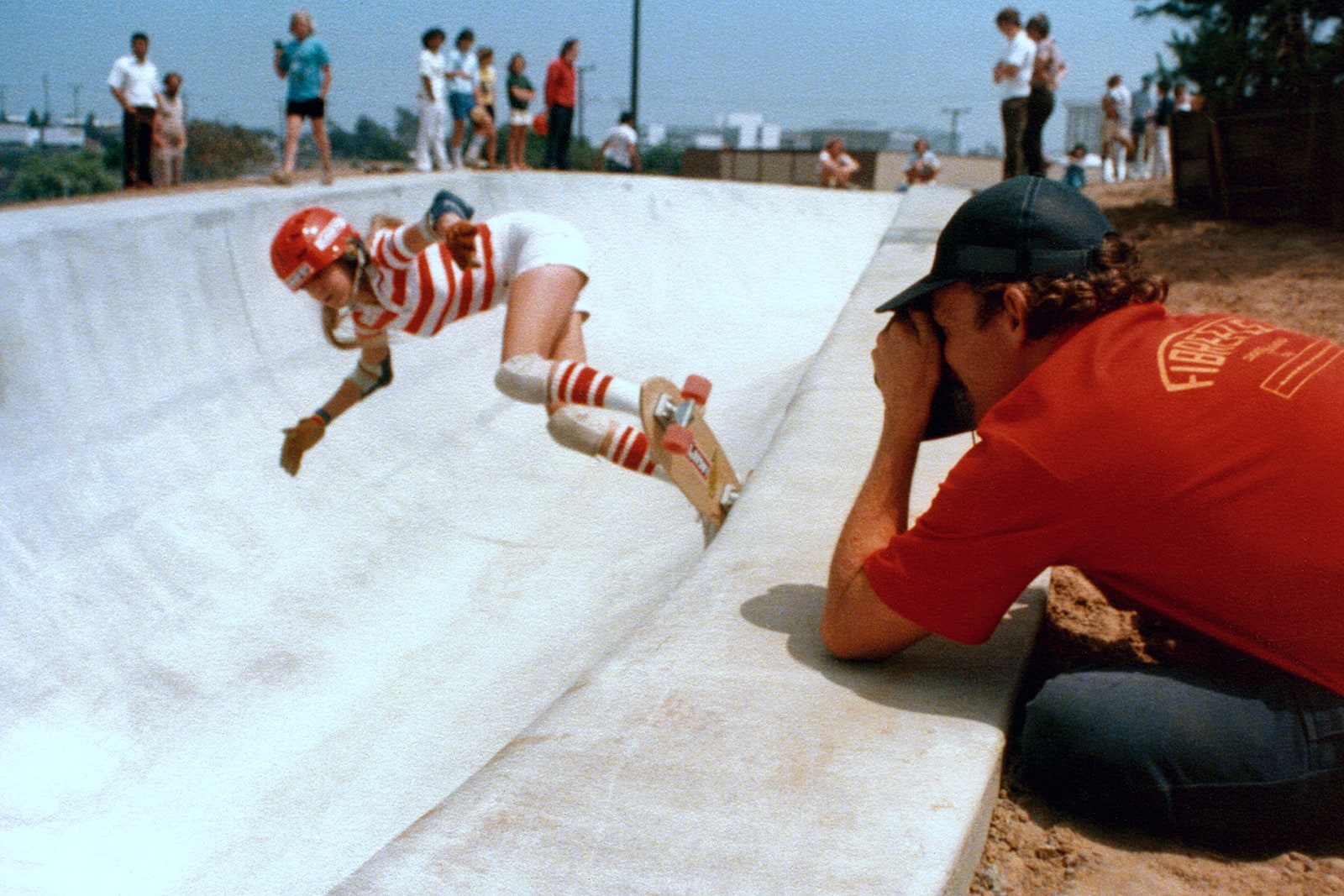 Skater Laura Thornhill 1977.