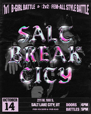 Flyer for Salt Break City. Photo courtesy of 1520 Arts.