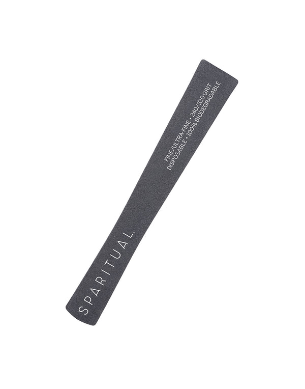 SpaRitual Slow Beauty Black Board Eco Nail File, 5-Pack