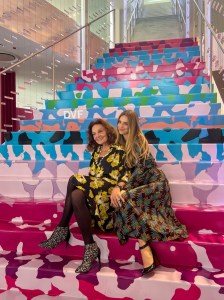 Diane von Furstenberg and her grand-daughter, Talita von Furstenberg 