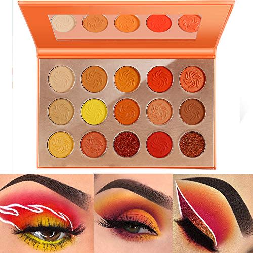 De'Lanci Orange Eyeshadow Palette