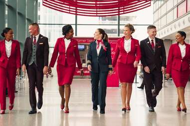 Virgin Atlantic plane crew