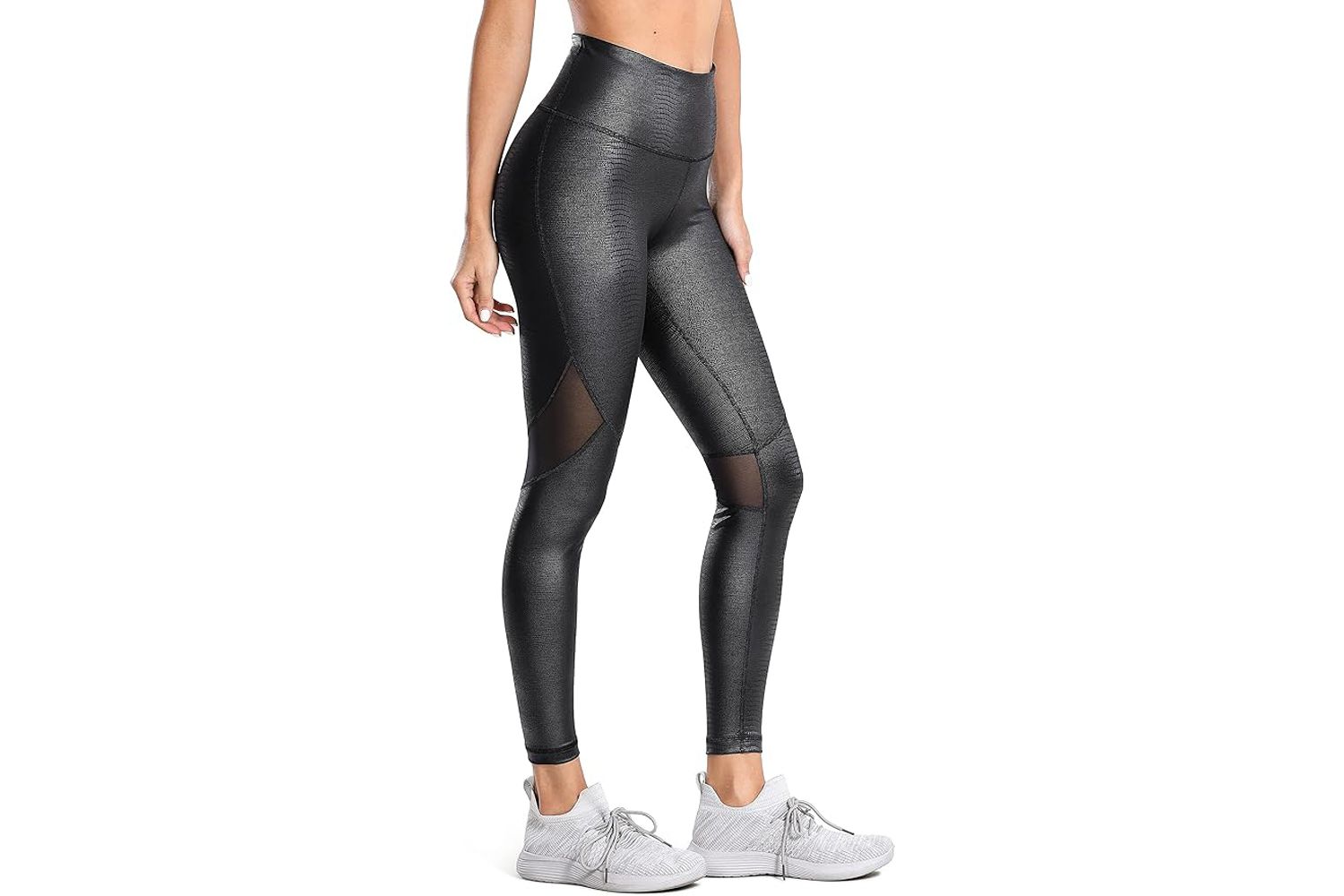 CRZ Yoga Faux Leather Workout Legging