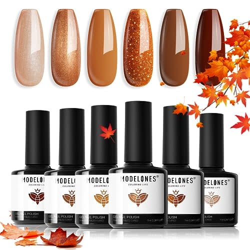 Modelones Fall Gel Nail Polish Set