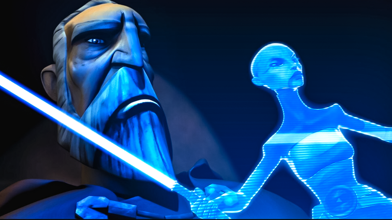 Count Dooku and Asajj Ventress in The Clone Wars