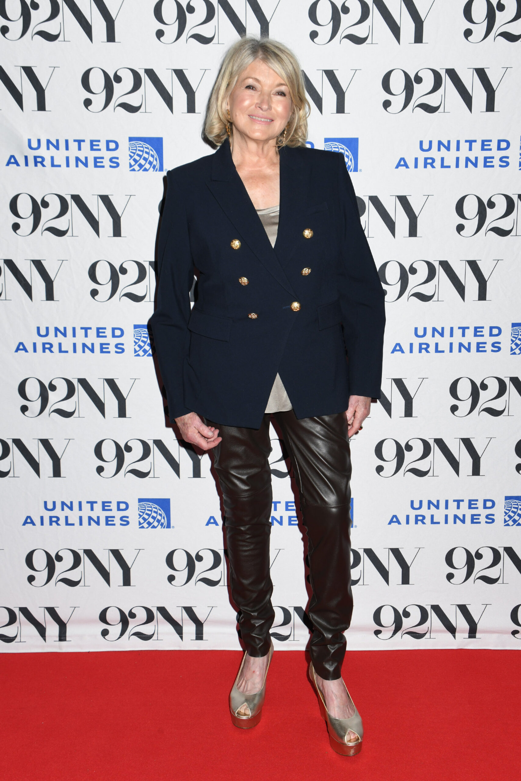 Martha glammed up for the major fashion event in New York