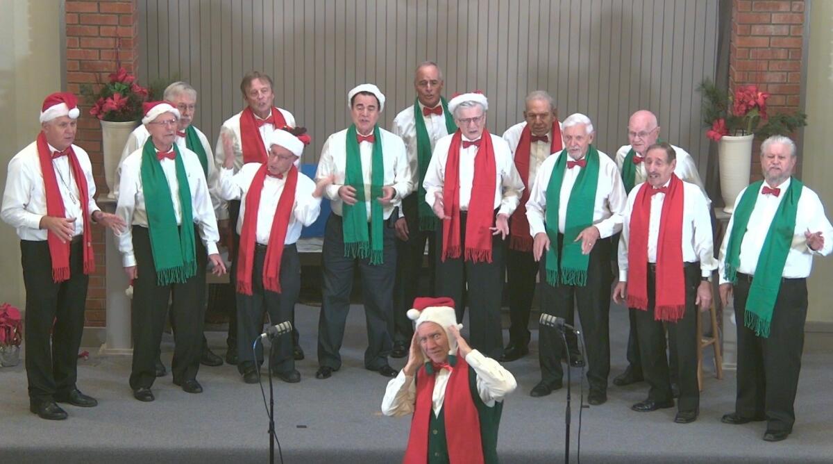 The Music Men Chorus performs