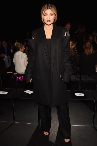 Image: Kylie Jenner at Vera Wang NYFW Spring 2015 show. 