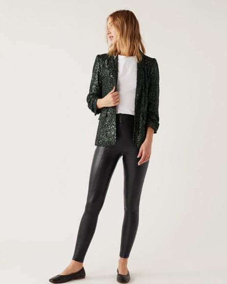 Marks & Spencer faux leather leggings