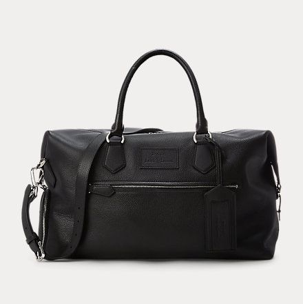 Pebbled Leather Duffel