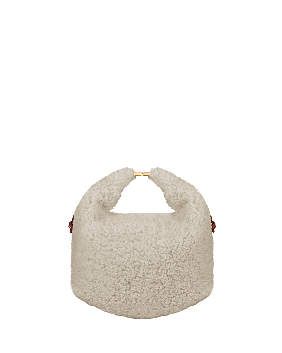 Ecru Shearling Bag