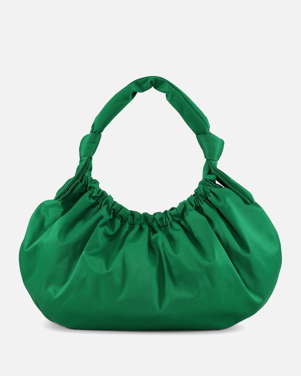 Large Occasion Satin Hobo Bag