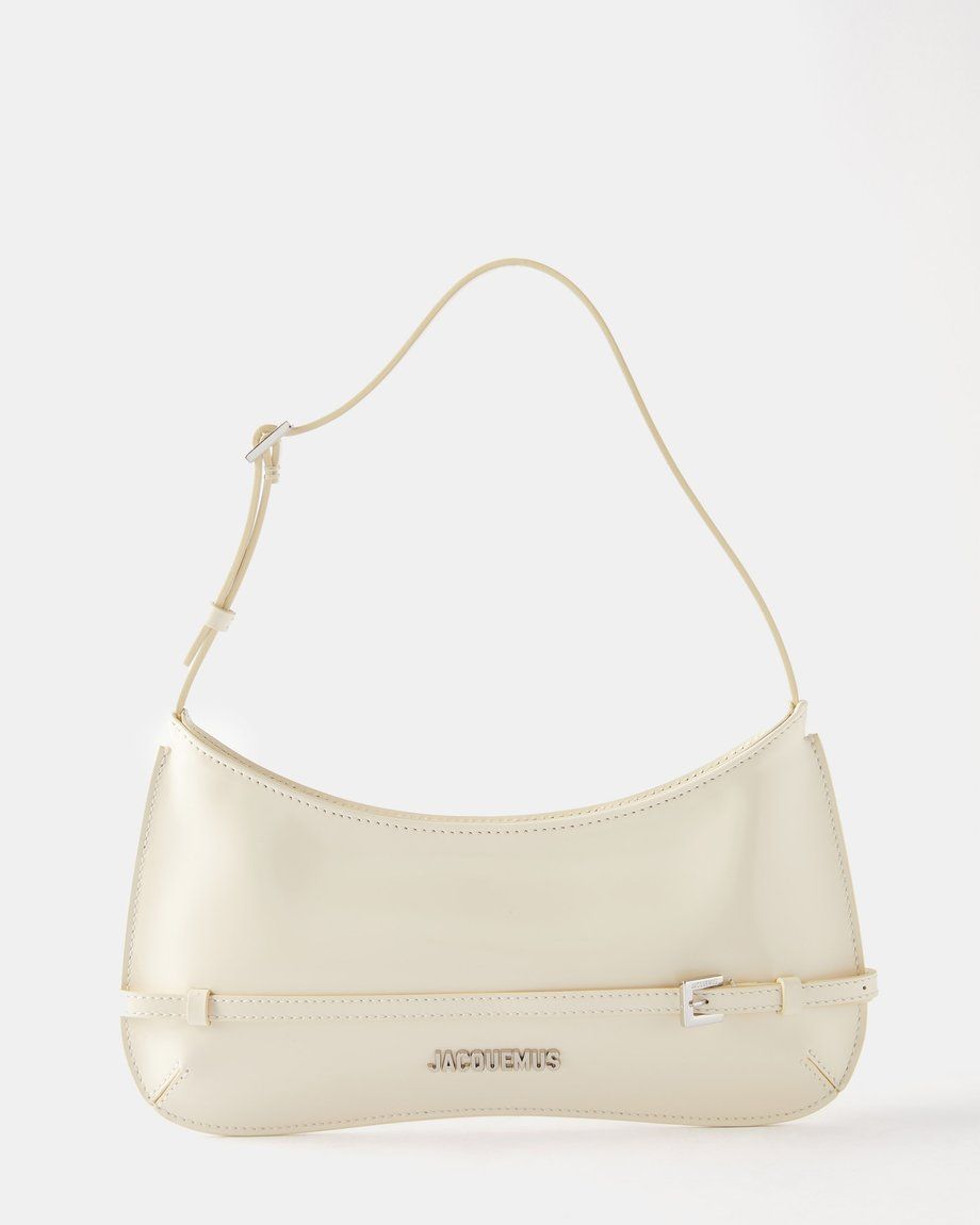 Bisou Ceinture polished-leather shoulder bag