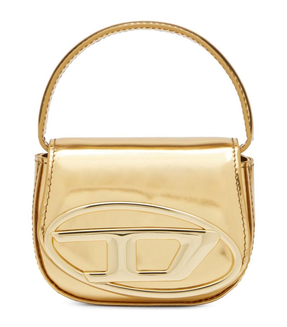 XS Metallic Leather 1DR Shoulder Bag