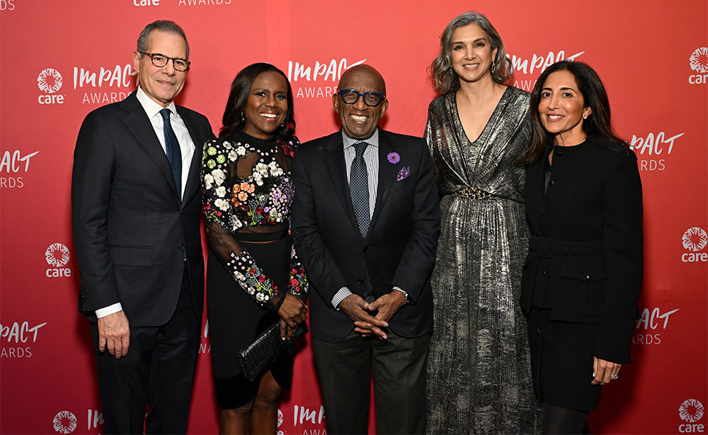 Richard Stengel, Deborah Roberts, Al Roker, Radhika Jones, and Susan Hassan attend the CARE Impact Awards 2023 at The Ziegfeld Ballroom on November 08, 2023 in New York City.