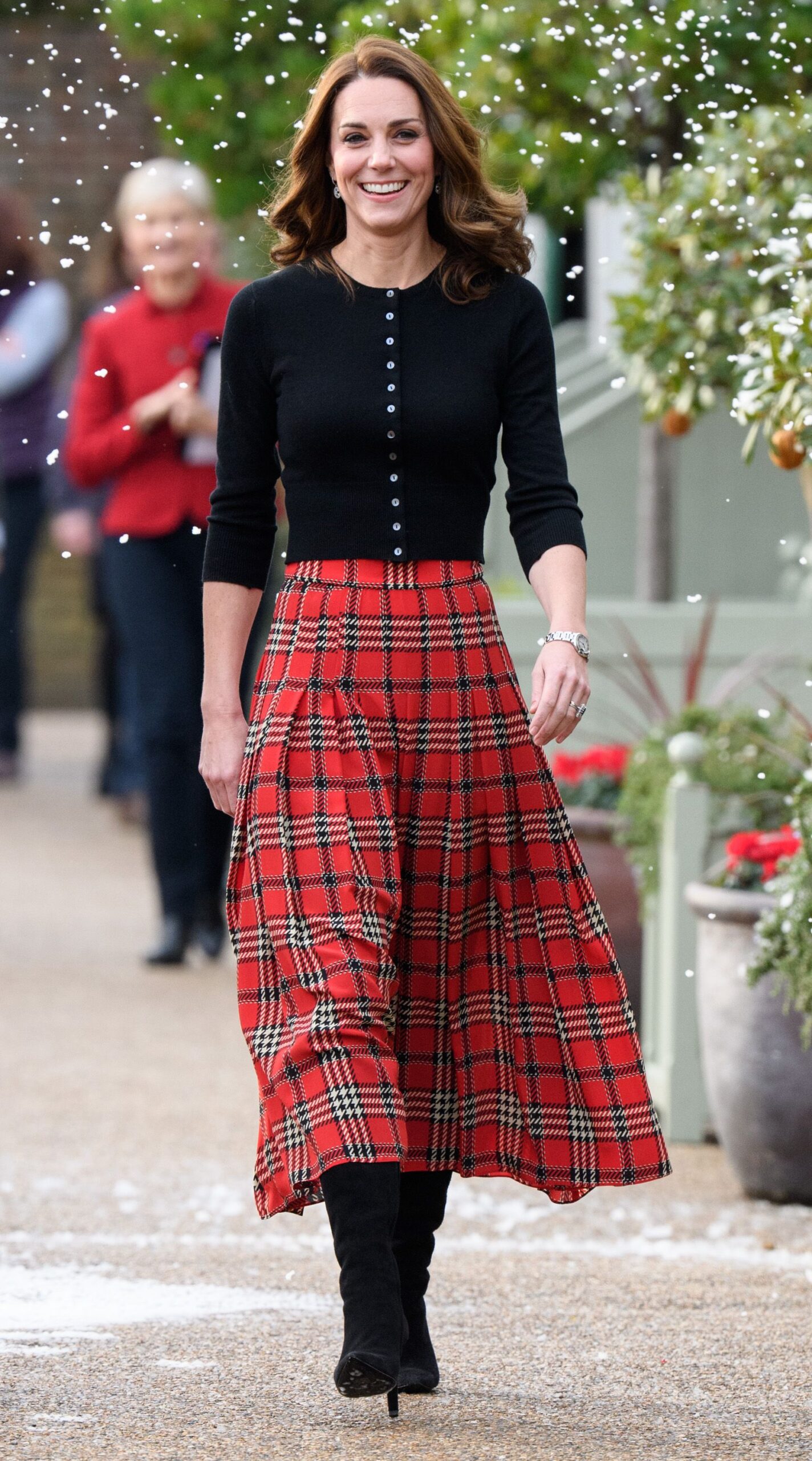 A royal expert has said Kate Middleton could consider adding some 'daring slits' into her skirts