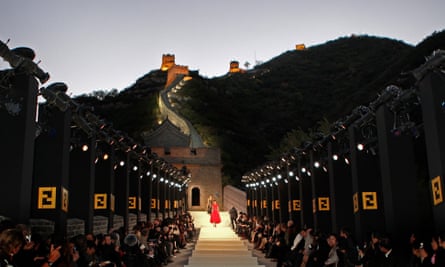 Fendi’s Great Wall of China Fashion Show, 2007