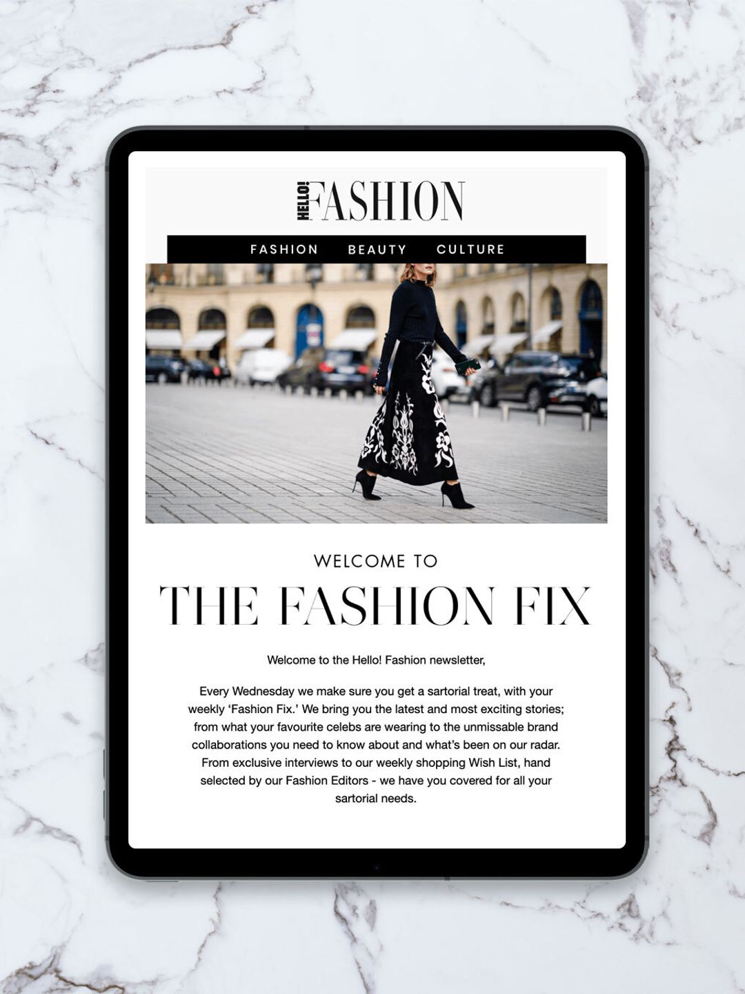 Hello Fashion Newsletter