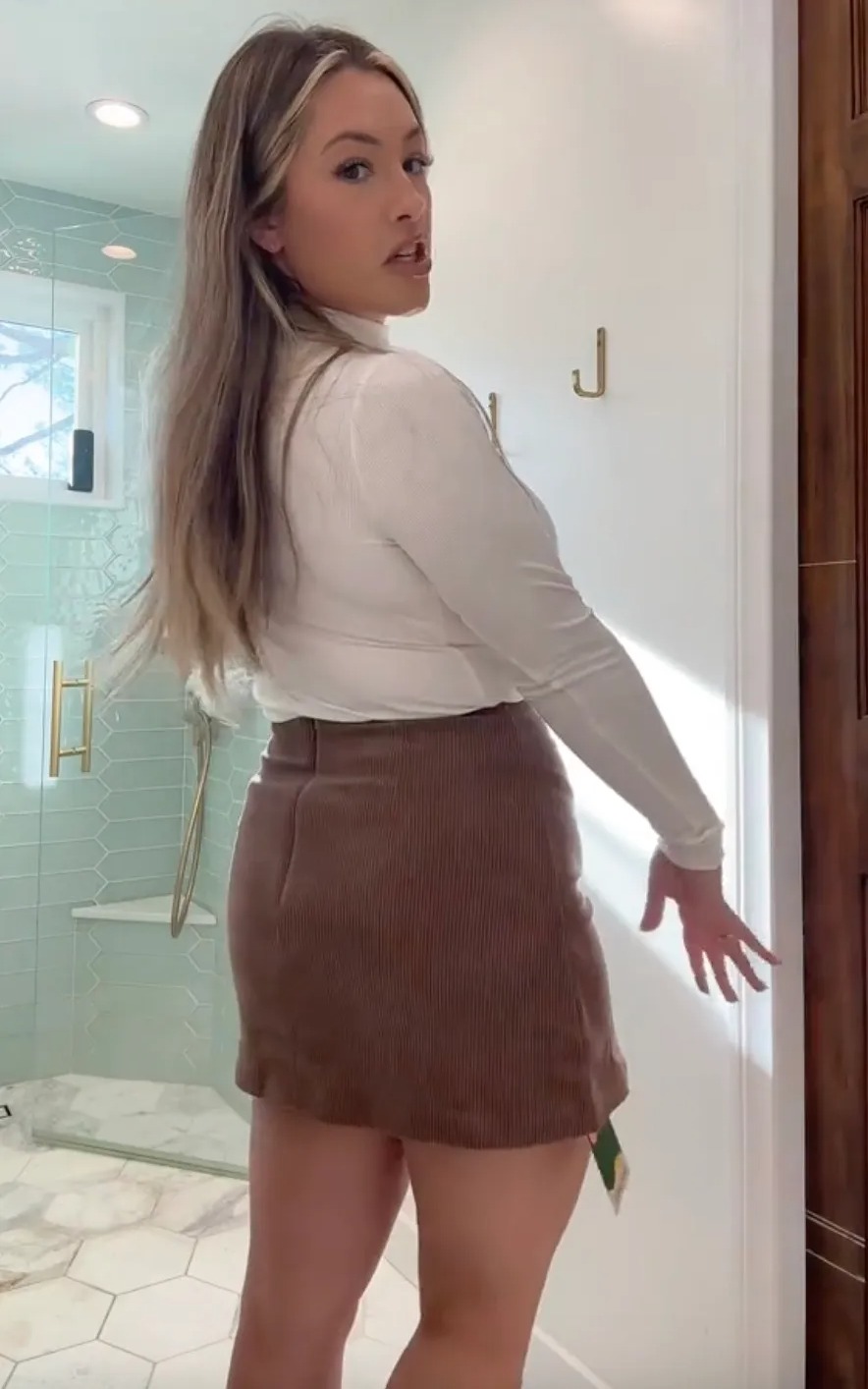 She also liked that the skirt was stretchy