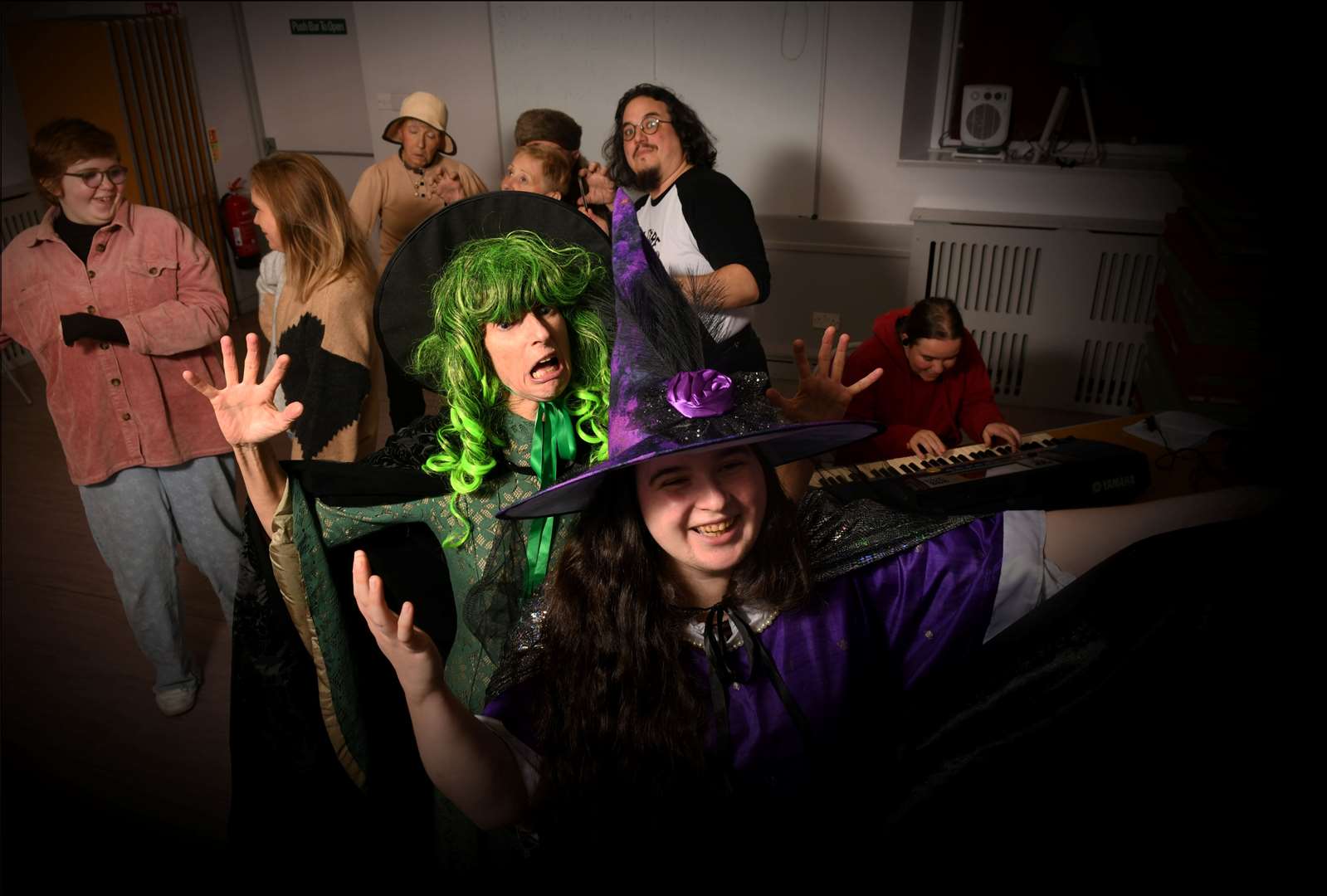 Dingwall Players rehearsing for the panto. Picture: James Mackenzie.