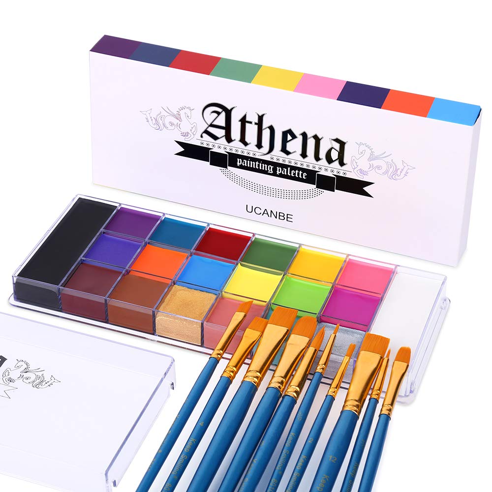 UCANBE Face Body Paint Set Athena Palette