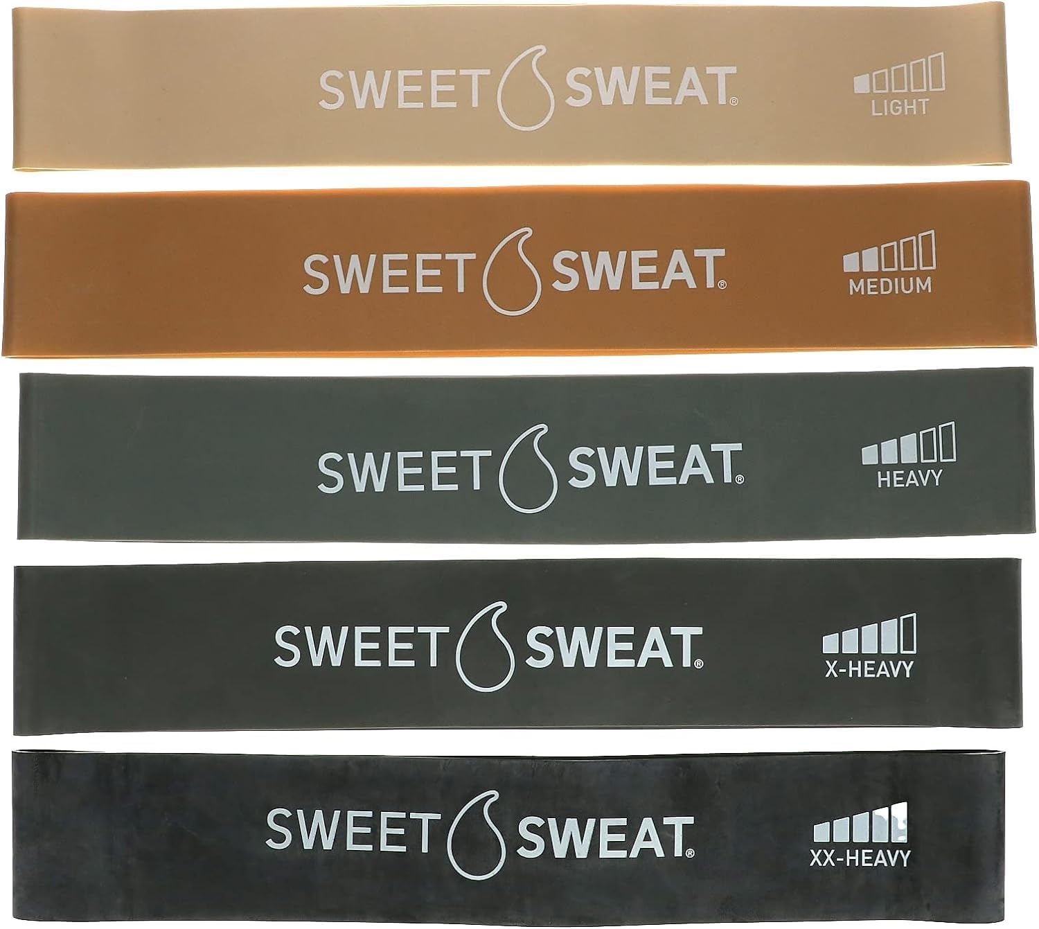 Sports Research Sweet Sweat Mini Loop Resistance Bands Set