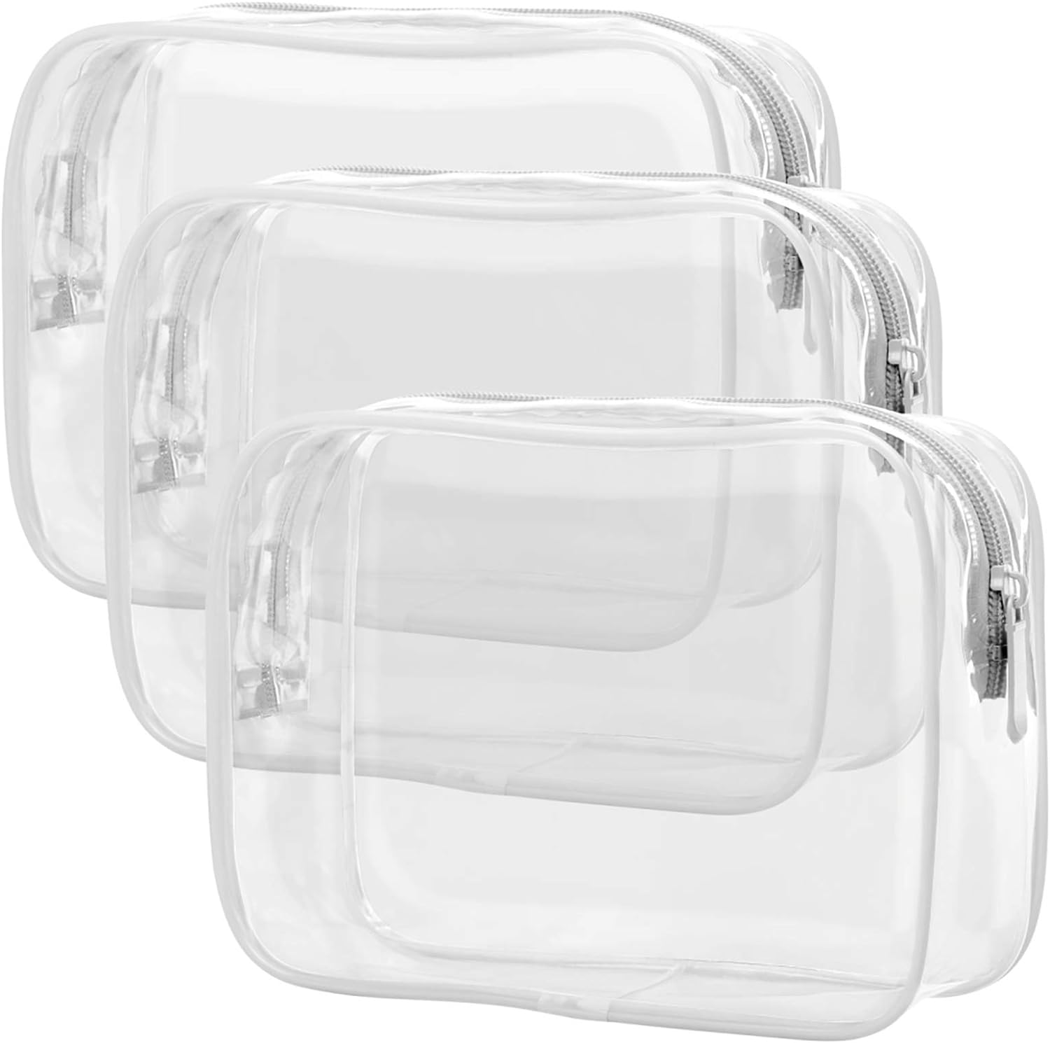 PACKISM Toiletry Bag Waterproof Quart Size 3 Pack